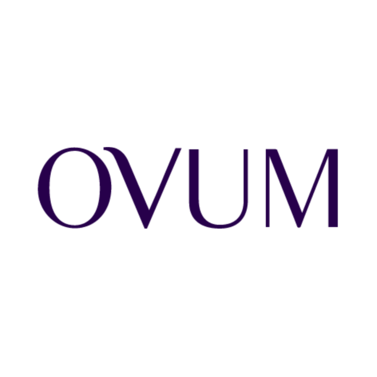 OVUM is in a fancy, purple font.